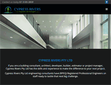 Tablet Screenshot of cypressrivers.com.au